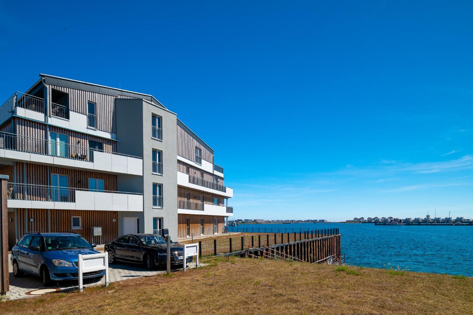 Zweite Heimat- Eg, Infrarotsauna, Grosse Dusche, Terrasse, Blick Auf Das Hafenbecken ออลเพนิทซ์ ภายนอก รูปภาพ